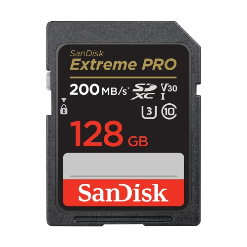128GB   SanDisk Extreme Pro SD UHS Micro SD Cards, 128GB 200MB/s Read - 90MB/s Write - Micro