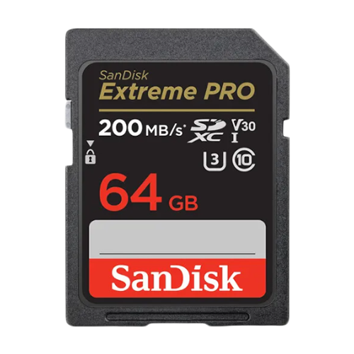 64GB   SanDisk Extreme Pro SD UHS Micro SD Cards, 64GB 200MB/s Read - 90MB/s Write - Micro